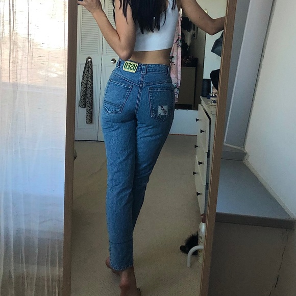 Rare Vintage High-Waisted Jeans by GET USED - Picture 2 of 9